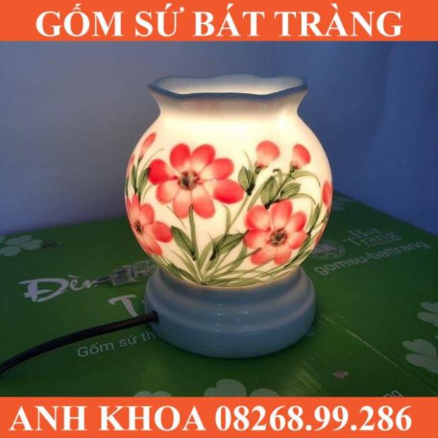 Đèn xông tinh dầu - Gốm sứ Bát Tràng Anh Khoa