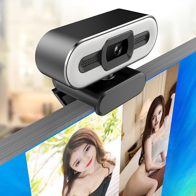 Webcam Hd 1080p Có Micro Và Đèn Led Tự Động Cho Máy Tính | WebRaoVat - webraovat.net.vn