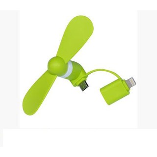 [Hot] Quạt 2 cánh mini 2in1 dành cho điện thoại