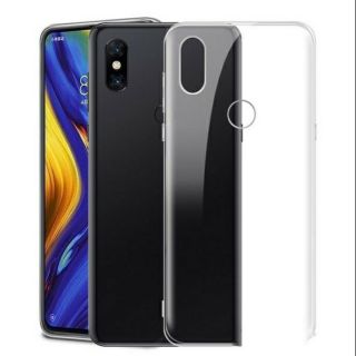 Ốp lưng dẻo + kính cường lực Xiaomi Mi Mix 3 Silicon Loại tốt