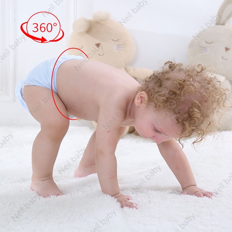 Túi Lưới Đựng Tã Em Bé Thoáng Khí Có Thể Giặt Lại Tiện Dụng