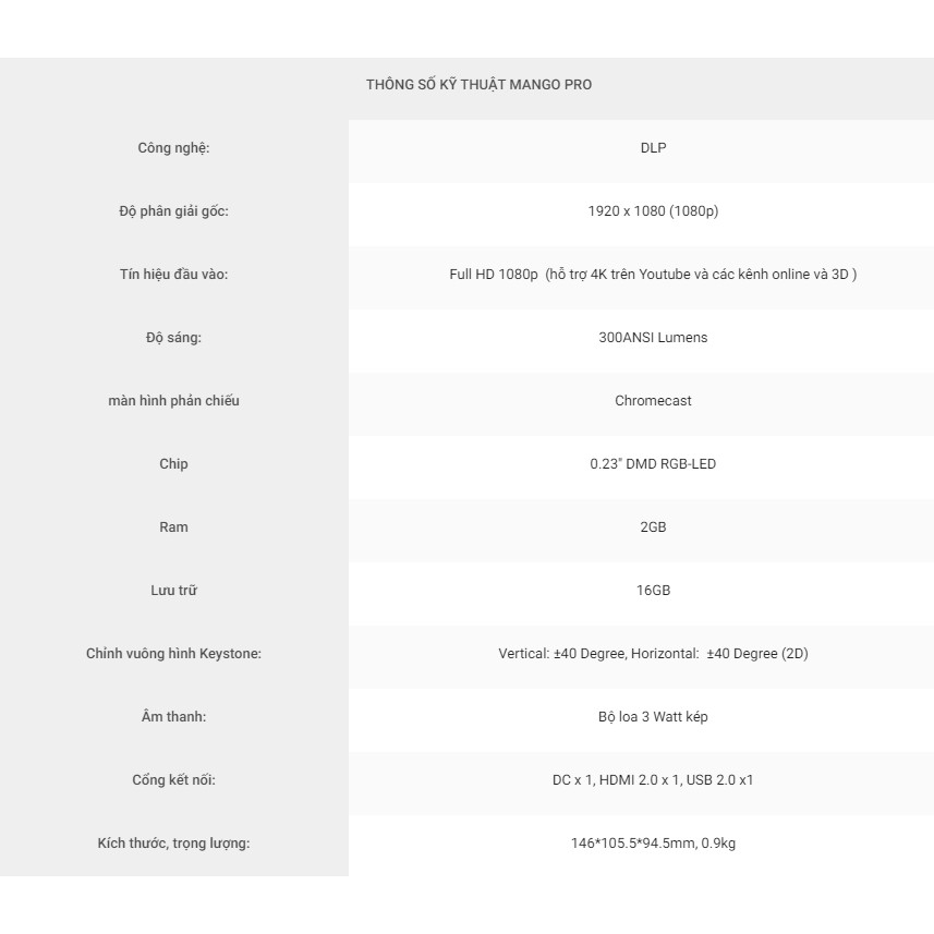 Máy chiếu mini XGIMI MoGo Pro  - hàng nhập khẩu chính hãng