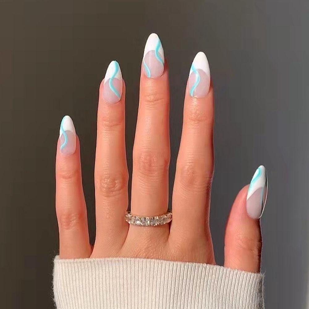 Hộp 24 Móng Tay Giả Thời Trang Cho Nữ