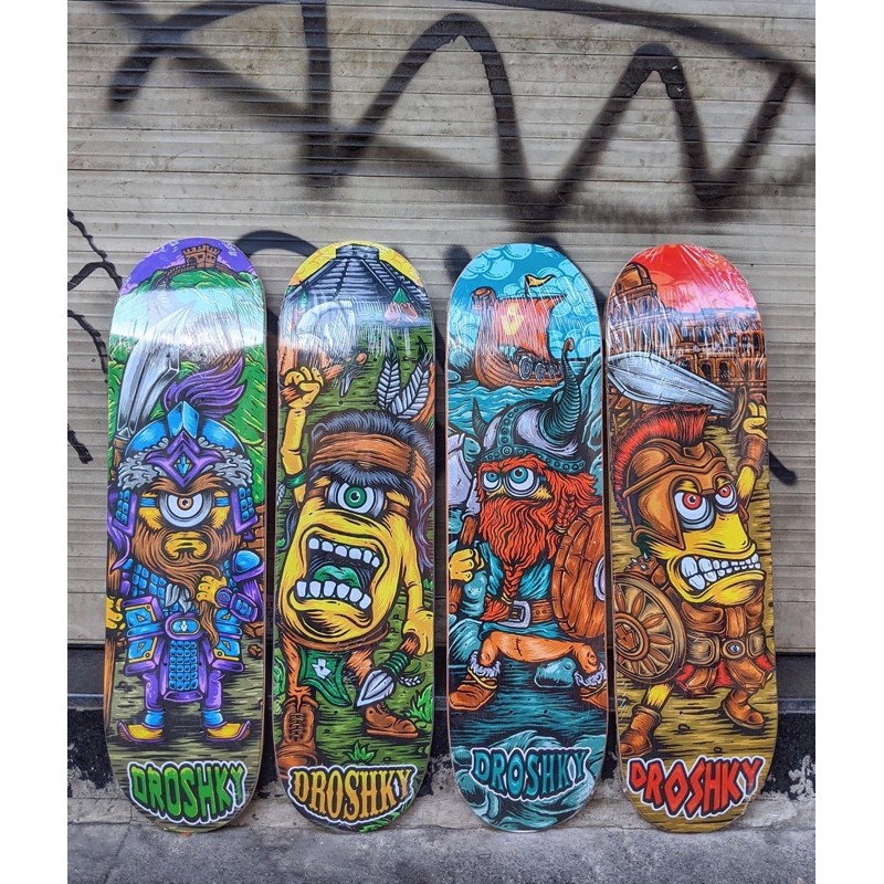 Mặt Ván Trượt Skateboard Chuyên Nghiệp Châu Âu - DROSHKY MINION SERIES DECK 7.5