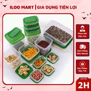 Bộ hộp nhựa đựng thức ăn 17 hộp