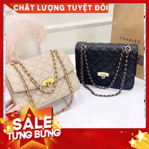 Túi Xách Thời Trang Da Trần Trám Khóa Gập Siêu Hot | BigBuy360 - bigbuy360.vn