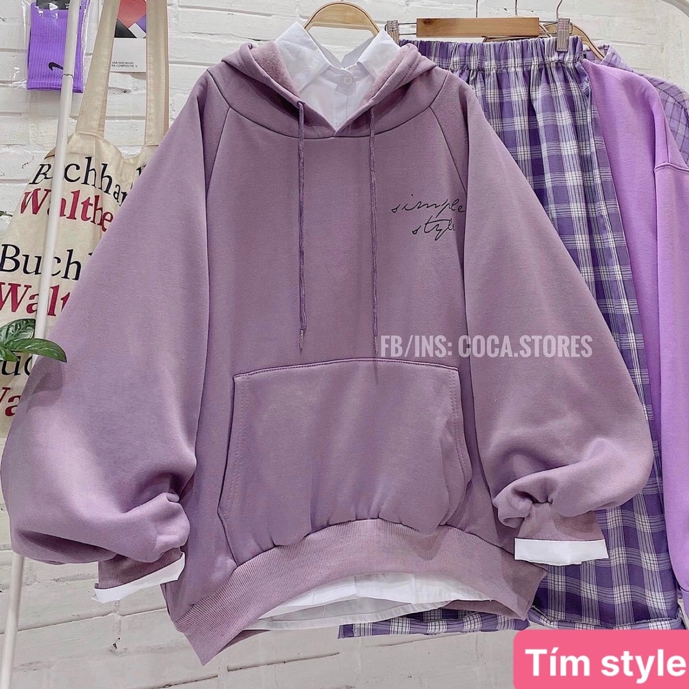 Áo Hoodie Nỉ Lót Bông From Unisex 3D11 kèm nhiều mẫu đẹp