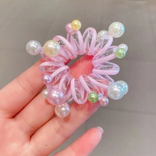 Dây buộc tóc đính ngọc trai 💥FREESHIP💥 dây buộc tóc lò xo đính ngọc trai xinh xắn