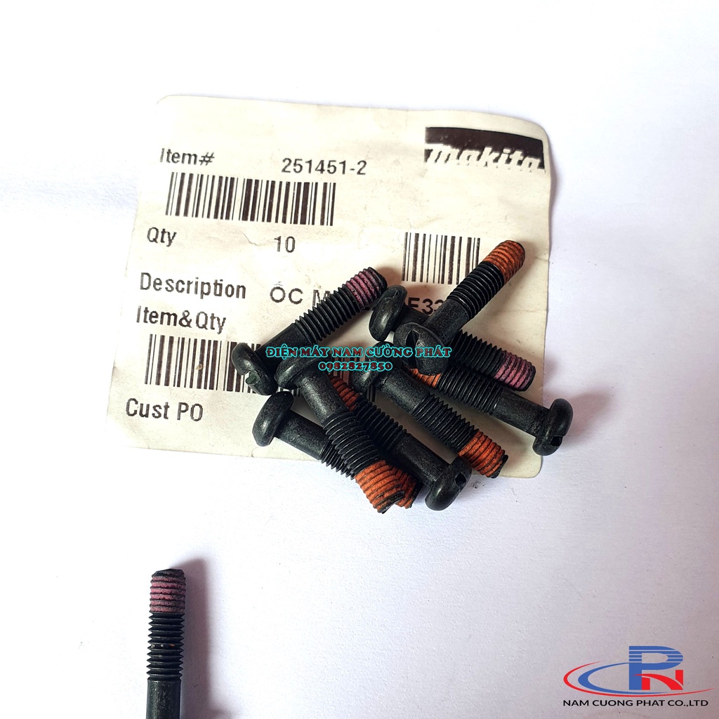 Ốc hãm đầu máy khoan Makita M5x22mm 251451-2