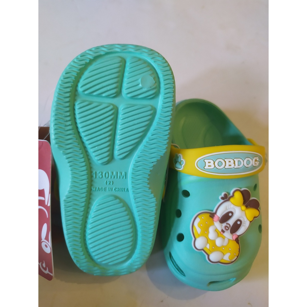 Dép Sục Bobdog xanh cho bé chân 13cm