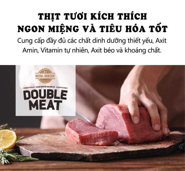 ANF Double Meat Thức ăn hạt gấp đôi thịt tươi cho chó / Gói 1.4kg