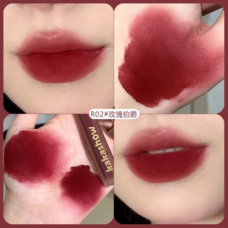 Kakashow Nhỏ Ống Mỏng Son Môi Sương Mượt Môi Glaze Nhung Matte Liptint Lip Gloss Liquid Lipstick | BigBuy360 - bigbuy360.vn