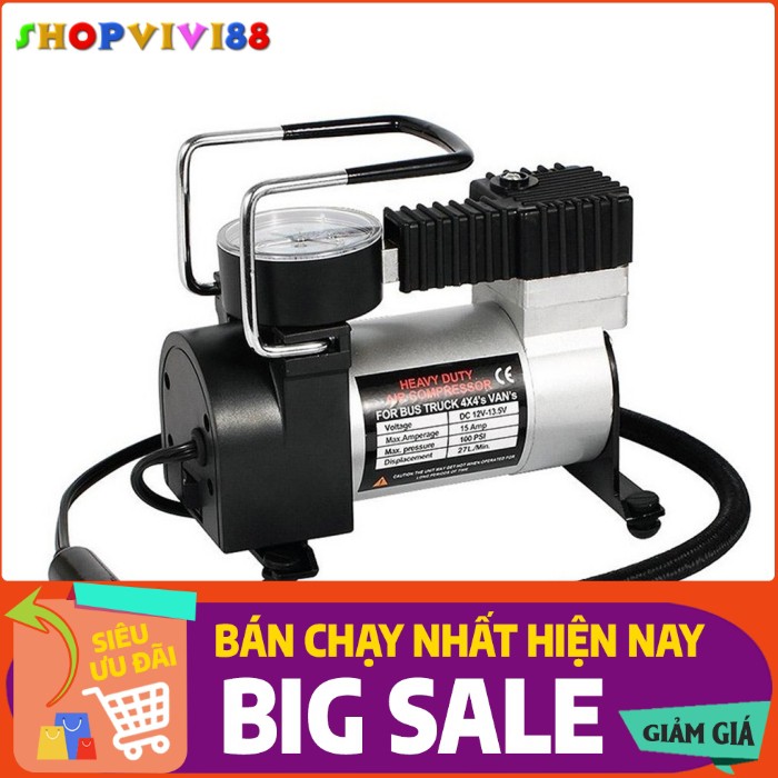 Bơm Lốp Xe Ô Tô Dùng Điện 12V air compressor