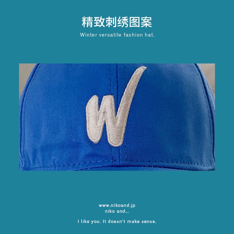 Mũ Lưỡi Trai Thêu Chữ W 2022 Thời Trang Cá Tính