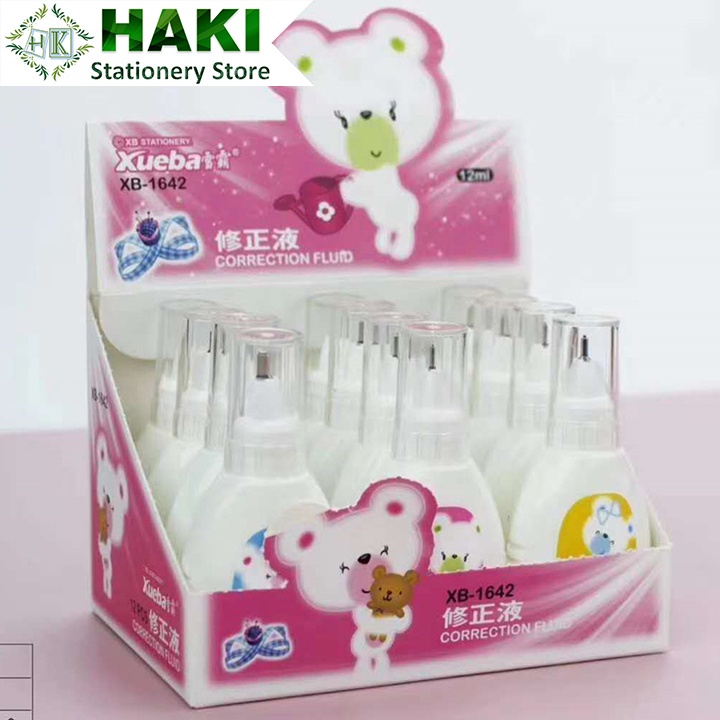 Bút xóa nước 12ml HAKI cute nhiều mẫu hoạt hình dễ thương B35