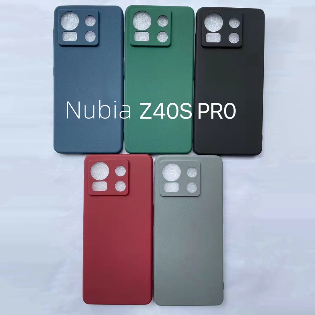 Ốp Điện Thoại Mềm Màu Trơn Siêu Mỏng Cho ZTE Nubia Z40S Pro