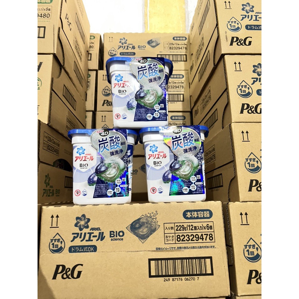 Viên giặt 4D Ariel của Nhật ảnh thật