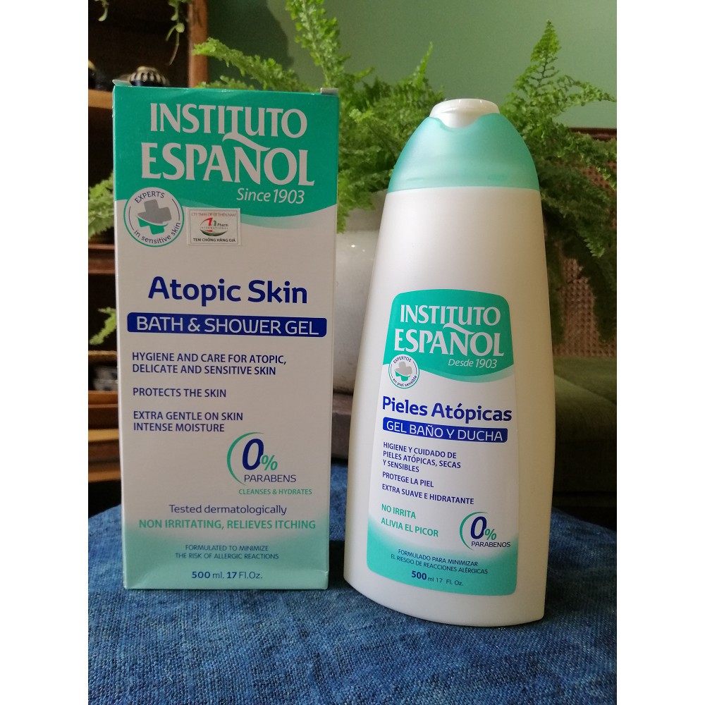 Gel tắm Instituto Español Atopic Skin Bath And Shower Gel 500ml