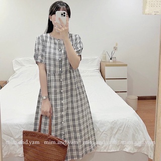 Váy kẻ 2 màu