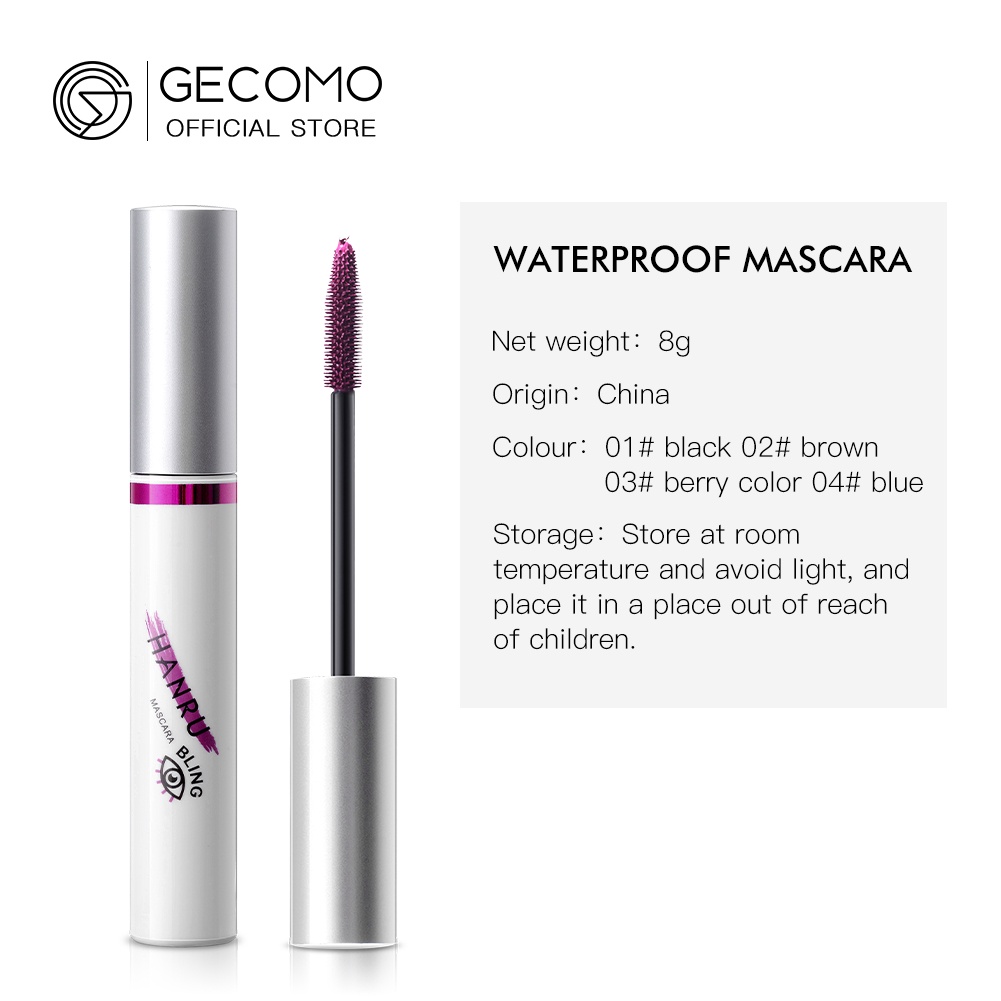Mascara GECOMO Chống Thấm Nước Chuốt Dày Và Dài Mi