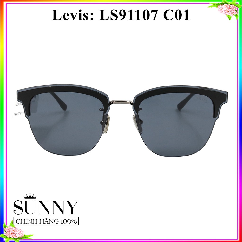 Kính mát nam nữ thời trang Levis LS91107 chính hãng, thiết kế dễ đeo bảo vệ mắt