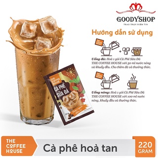 Cà phê sữa đá hoà tan The Coffee House Hộp 10 gói 220g GOODYSHOP