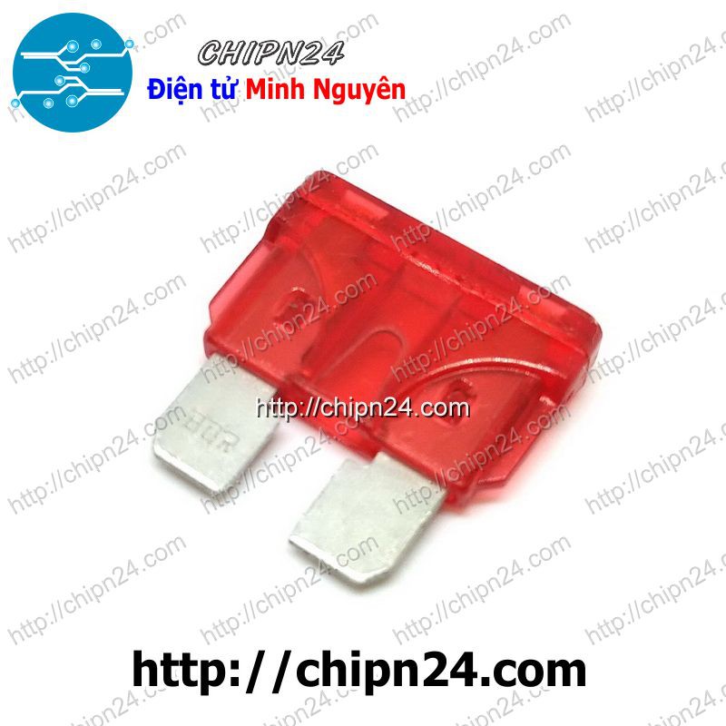 [10 CÁI] (F70) Cầu chì ô tô 4S 10A Lớn