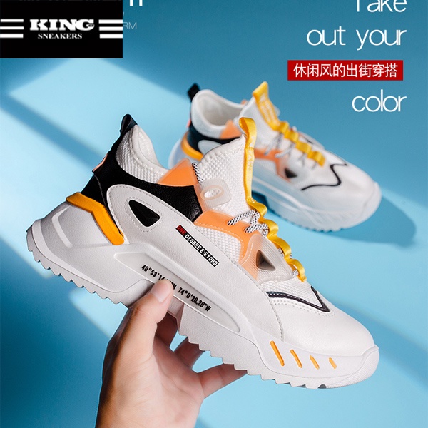 Giày Thể Thao Nam [ FREESHIP EXTRA ] Tăng Chiều Cao Phong Cách Cực Ngầu Thời Trang Trẻ Trung- V28V