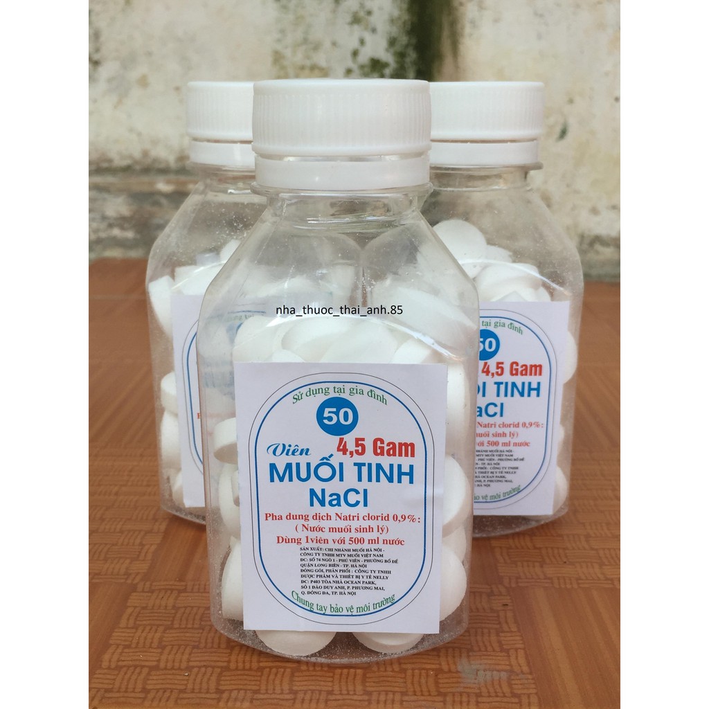 VIÊN MUỐI TINH NACL