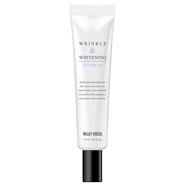 Milky Dress Kem chữa thâm mắt & dưỡng sáng vùng mắt Wrinkle And Whitening Eye Cream (15ml)