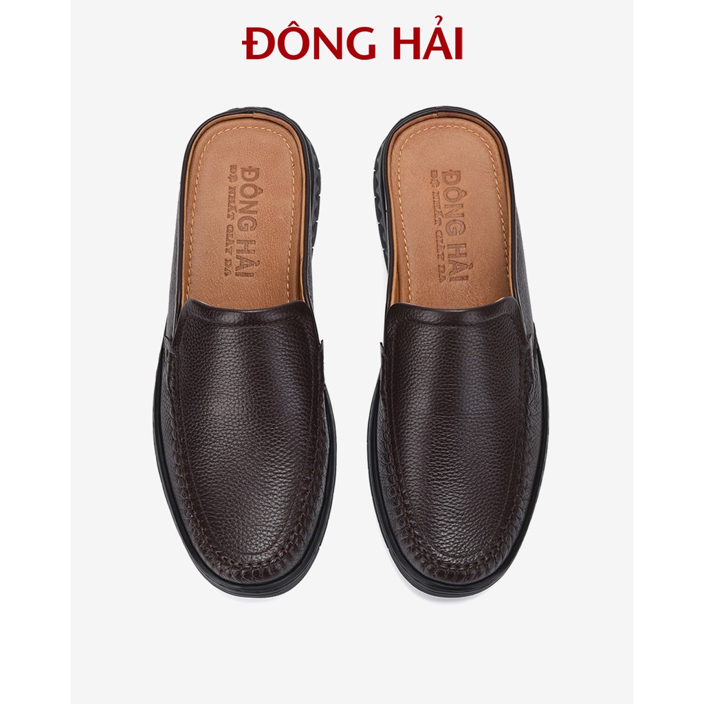 Dép sapo nam Đông Hải siêu nhẹ chất liệu da bò - G1020