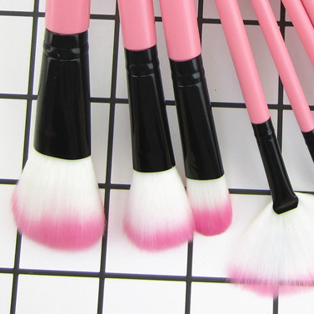 [Hàng mới về] Set 12 cọ trang điểm mắt / đánh nền / kẻ mắt / kẻ chân mày đa năng tiện dụng