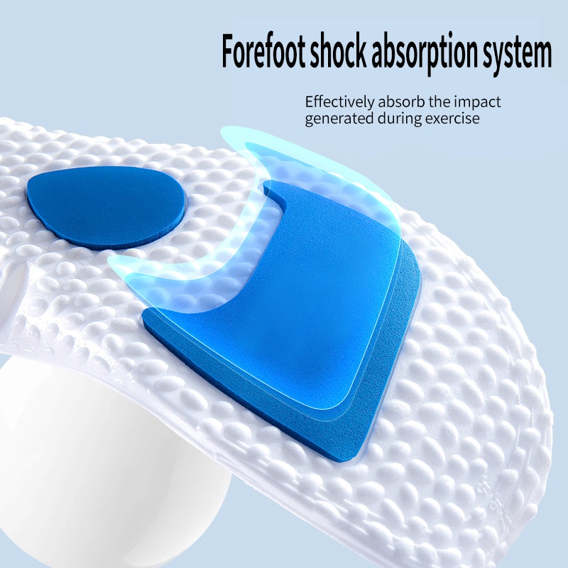 Đế Lót Giày Bằng Silicone Đàn Hồi Chống Sốc Dành Cho Nam Và Nữ