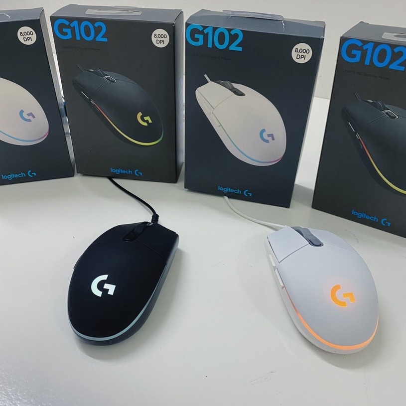 Chuột gaming logitech G102 chuột chơi game Led RGB 8000DPI- PUKIGO CG102