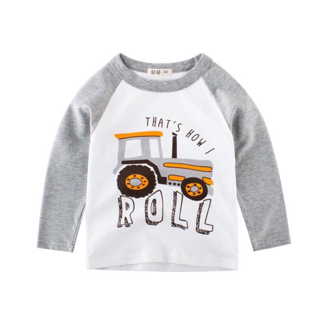 Áo Phông Dài Tay cotton 100% xuất khẩu EU 27KIDs (MS0110)