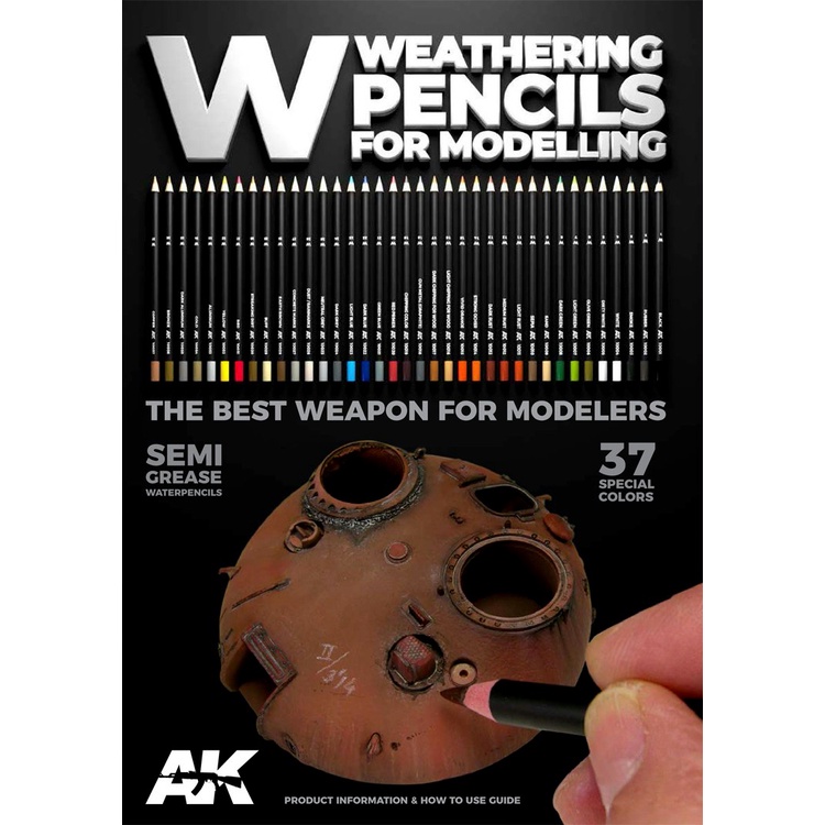 Bộ màu chì Weathering  AK10039-10046