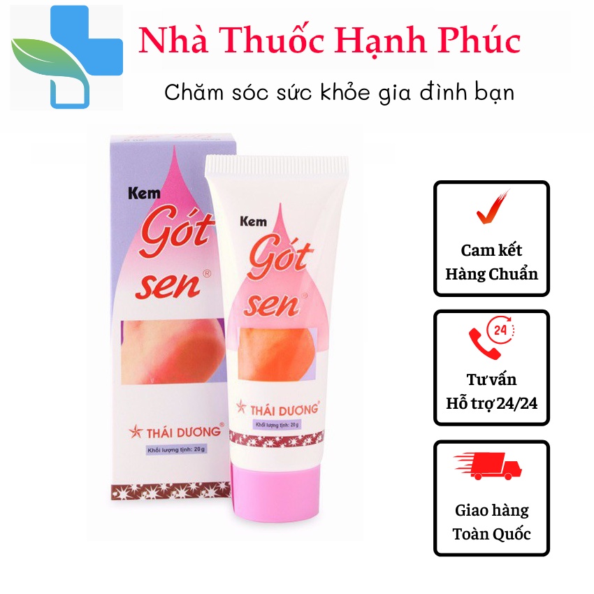 Kem Gót Sen dưỡng ẩm, chống nứt nẻ chân tay Sao Thái Dương 20g