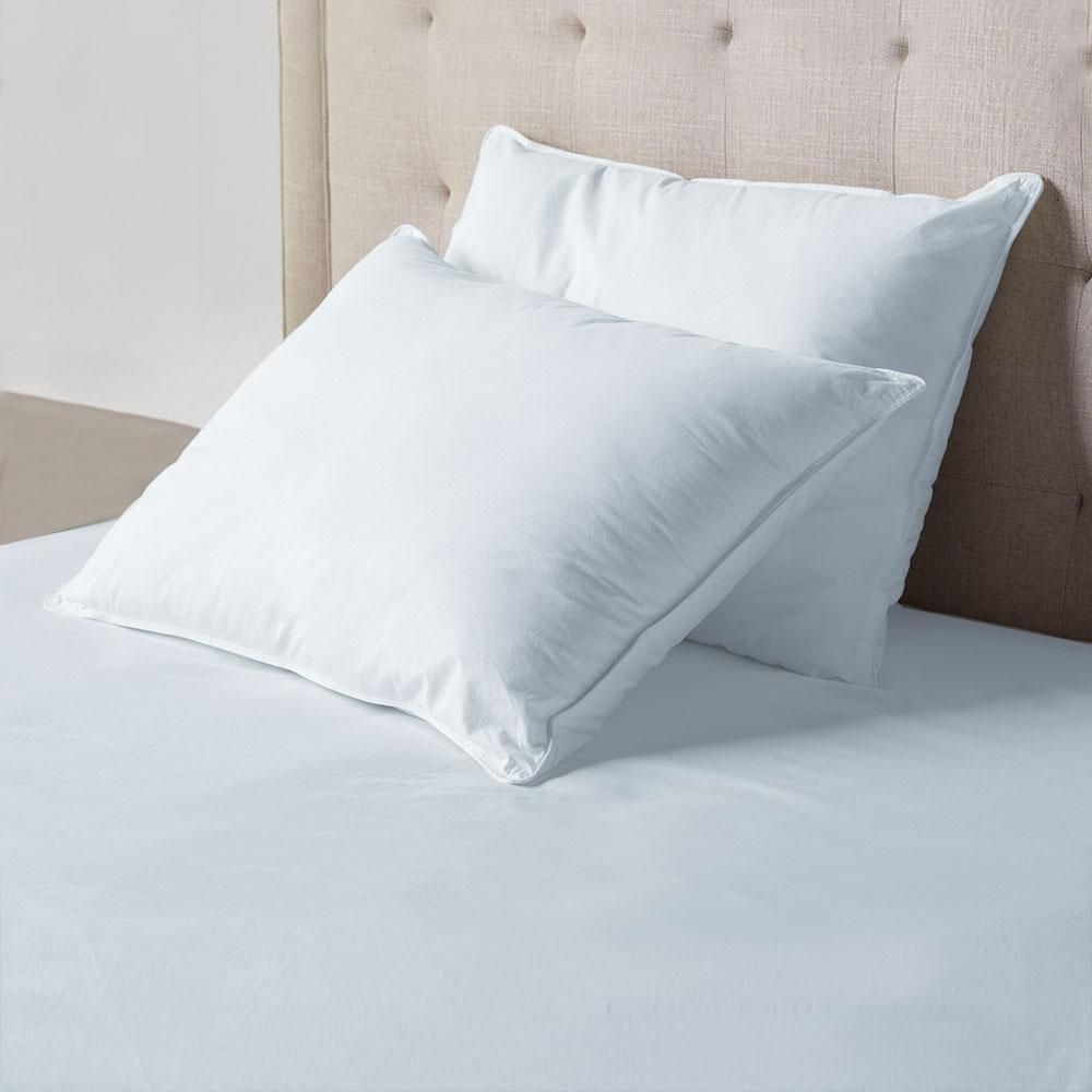 Combo set 2 Ruột gối khách sạn lông vũ Nhân Tạo 40x60 trắng cao cấp Nanomex