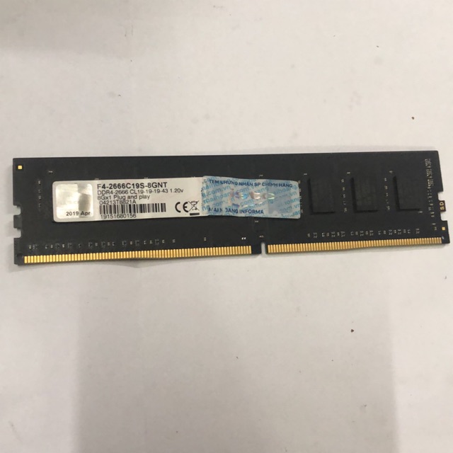 Ram máy tính 8g ddram 4 - 2666 G.skill.