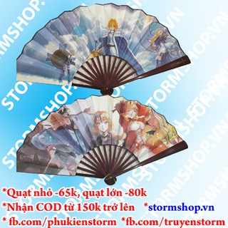 Quạt Vải Manga Anime
