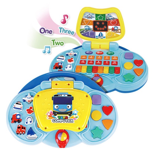 ✔Tayo the Little Bus Running Máy vi tính Đồ chơi âm nhạc giáo dục ◤WITH SHIM SHOP◢ 🚀Vận chuyển từ Hàn Quốc