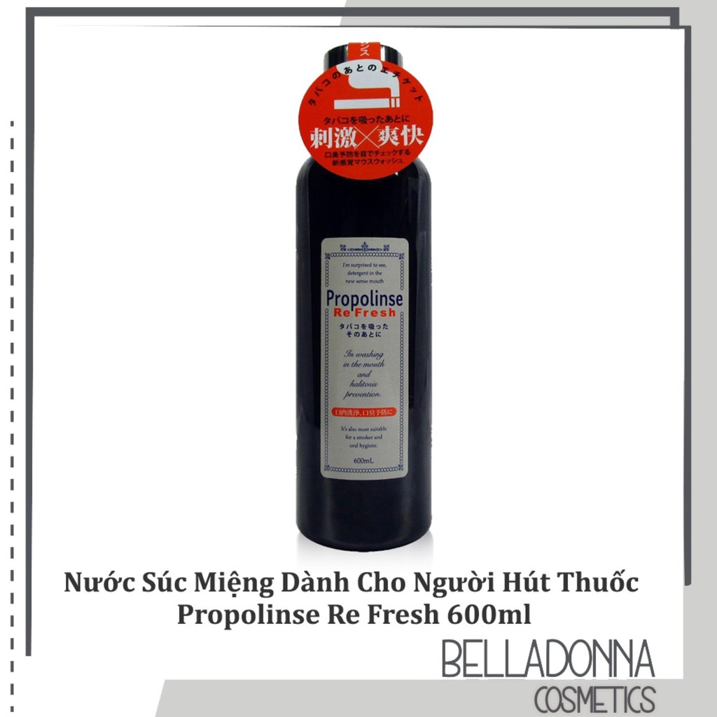 Nước Súc Miệng Dành Cho Người Hút Thuốc Propolinse Re Fresh 600ml