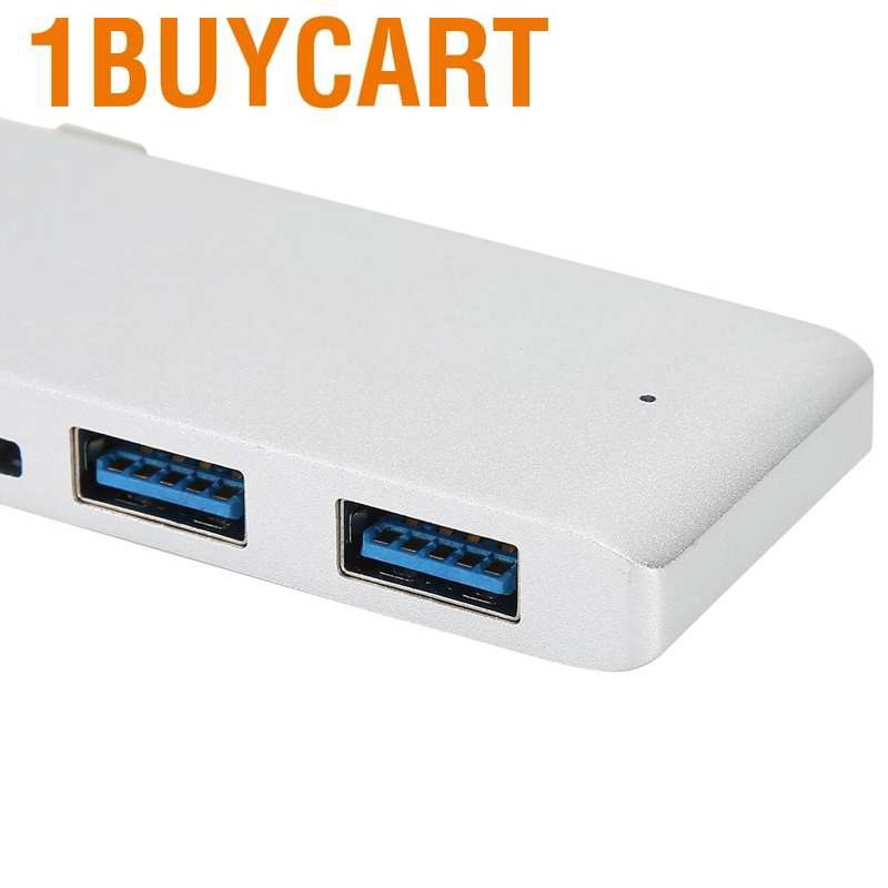 1 Hub Usb C Hub 5 Trong 1 Cổng Usb 3.0 Cho Macbook Pro / Air