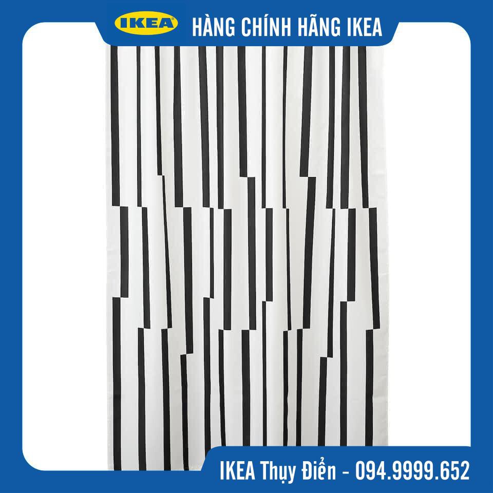 Rèm phòng tắm kẻ sọc IKEA