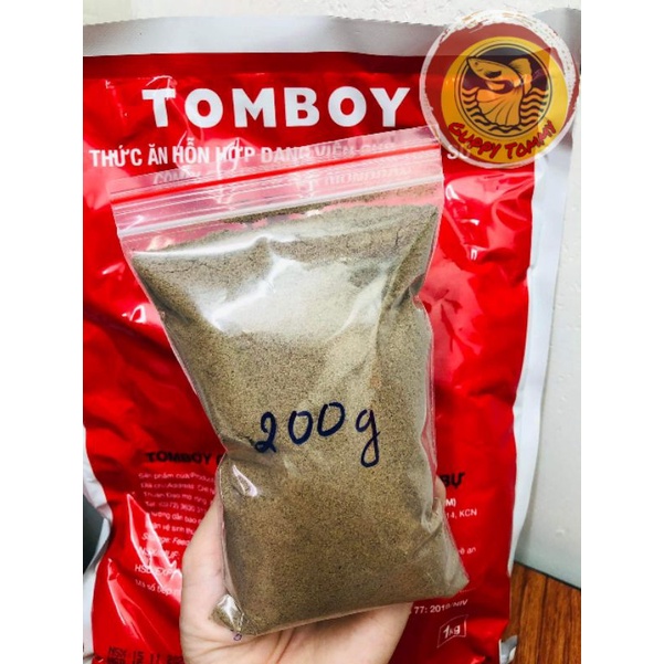 50g-100g-200g Cám TomBoy 0 hạt mịn Cho Cá Cảnh