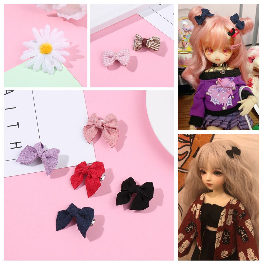 Kẹp tóc hình chiếc nơ dễ thương cho búp bê