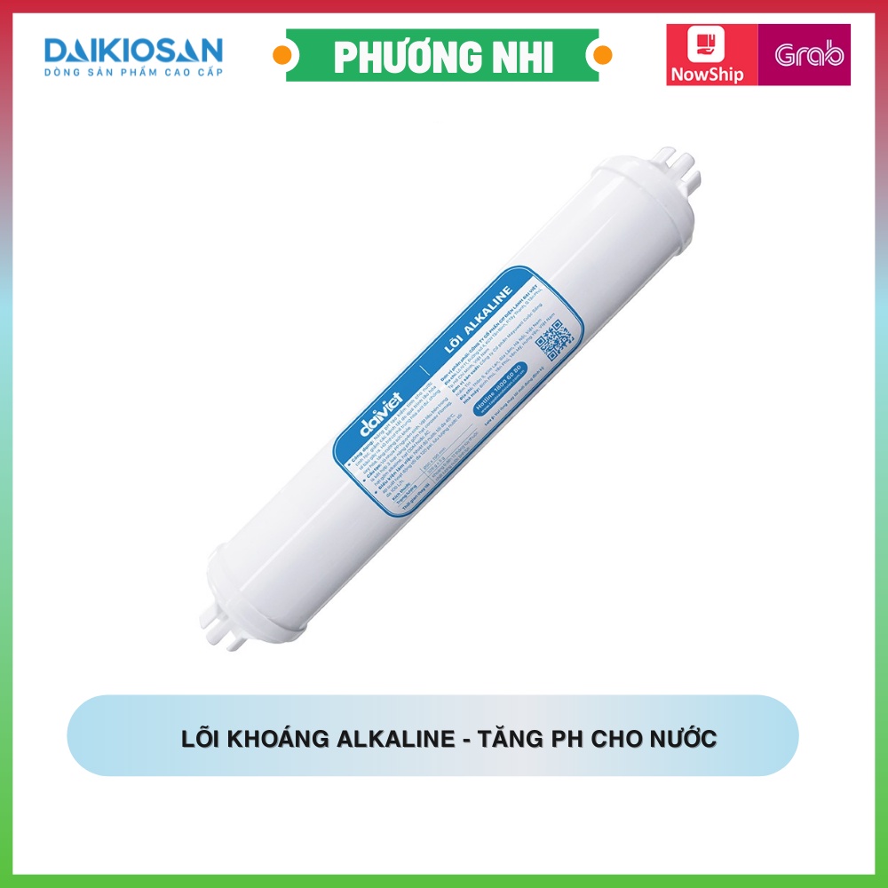 [CHÍNH HÃNG] LÕI KHOÁNG ALKALINE ORP T6  ĐẠI VIỆT [ LÕI SỐ 8 ] TẠO NƯỚC KIỀM - CÚT NỐI NHANH