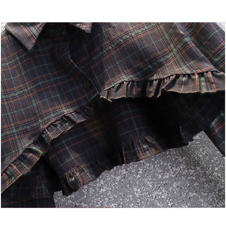 🌸Hàng Order🌸 Sét Váy Bigsize Áo Sơ Mi Phối Váy 2 Dây Kẻ Ca Rô Cá Tính Năng Động🌸Hàng Quảng Châu | BigBuy360 - bigbuy360.vn