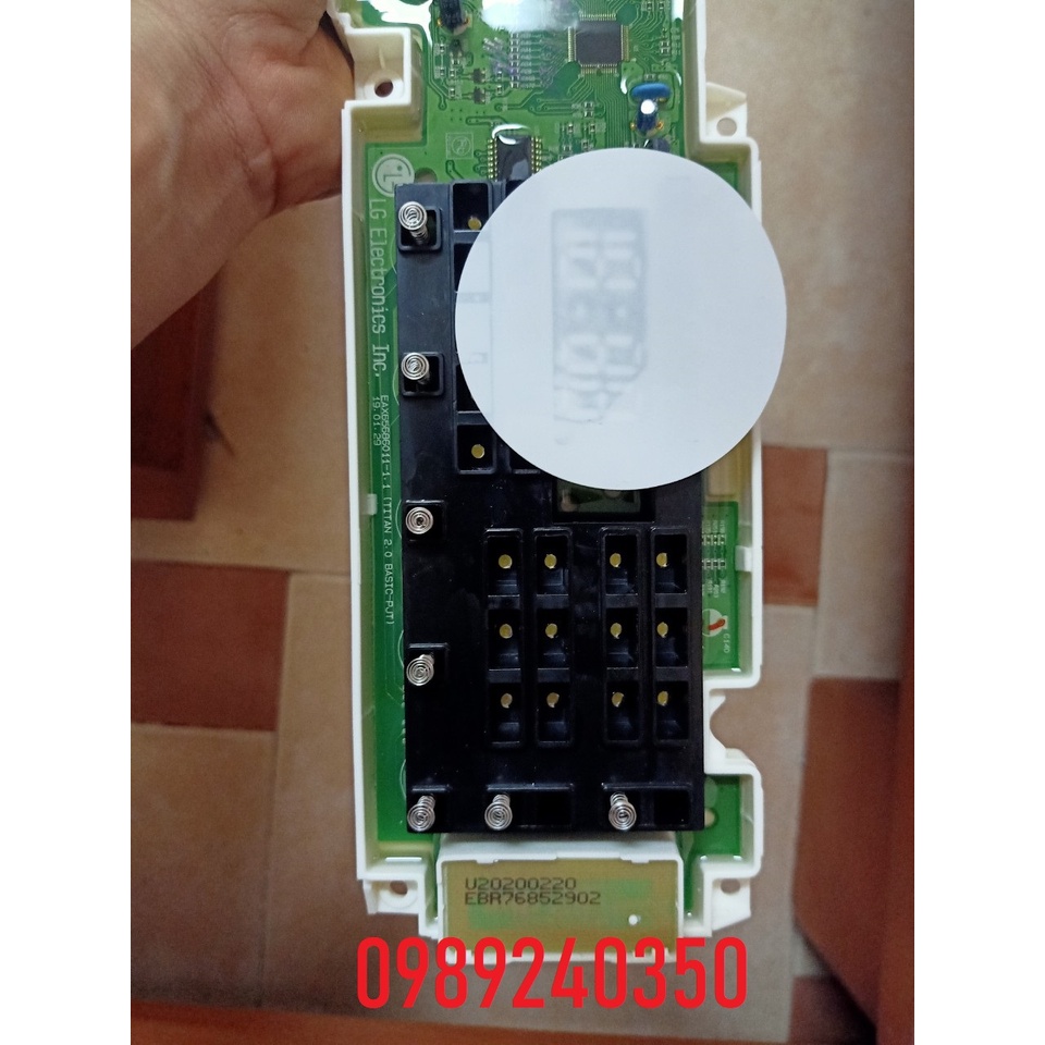 Bo mạch hiển thị máy giặt LG FC1408S4W, FC1475N5W mới chính hãng
