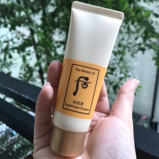 Sữa rửa mặt Whoo Gongjinhyang Facial Foam Cleanser vàng 40ml.